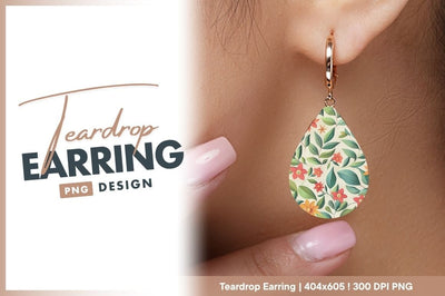 Floral pattern with red and green leaves Sublimation Regulrcrative 