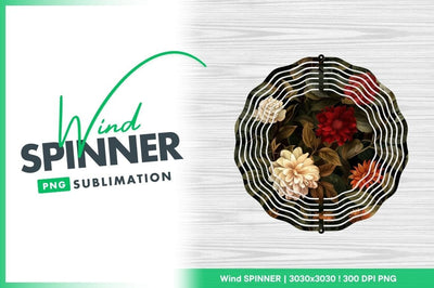 Floral Pattern with Red White and Orange Flowers and Green Leaves on Black Sublimation Regulrcrative 
