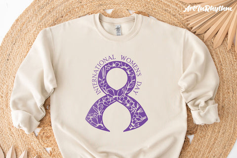 Floral Ribbon Svg, International Women's Day Svg, Women's Day Svg, Women Svg SVG Artinrhythm shop 