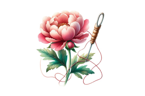 Floral Sewing Sublimation Clipart Bundle Sublimation SVGista 