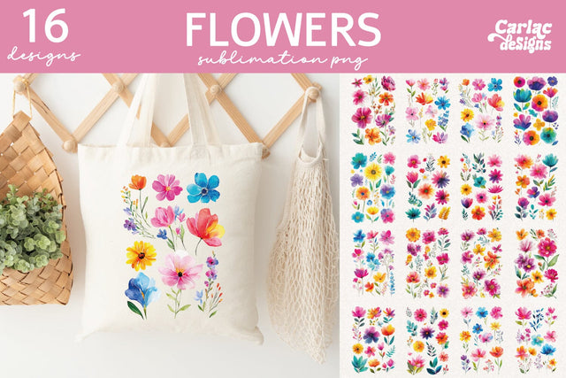 Floral Sublimation Designs Bundle Sublimation Carla C Designs 