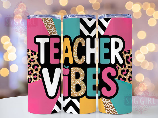 Floral Teacher Bloom Tumbler, Teacher Vibes, Classroom Pride, Blooming Design, Education Love, 20Oz Tumbler, Sublimation Wrap Sublimation SvggirlplusArt 