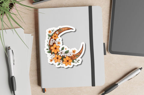 Floral Vinyl Sticker Bundle Sublimation Regulrcrative 