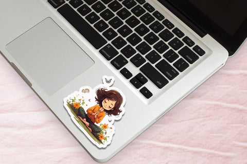 Floral Vinyl Sticker Bundle Sublimation Regulrcrative 