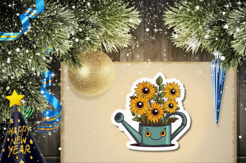 Floral Vinyl Sticker Bundle Sublimation Regulrcrative 