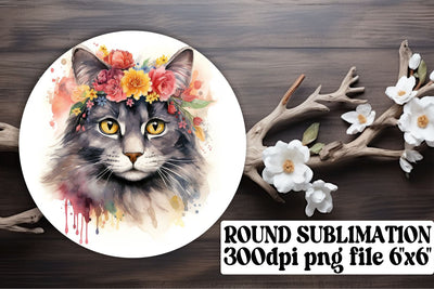 Floral Wildlife Ornaments Sublimation afrosvg 