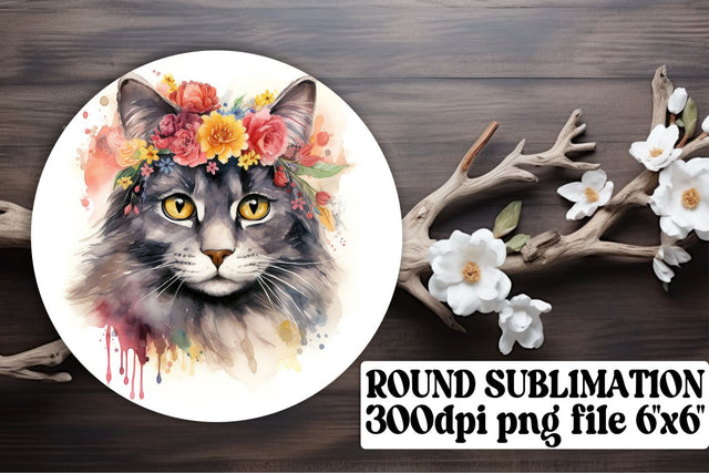 Floral Wildlife Ornaments Sublimation afrosvg 