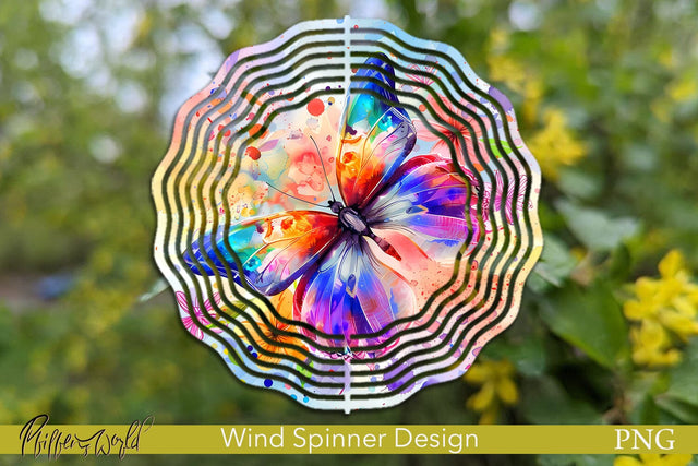 Floral Wind Spinner | Farm Animals | Butterfly PNG Sublimation Pfiffen's World 