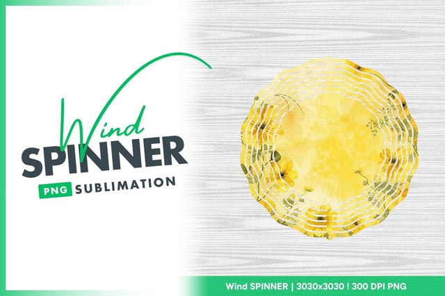 Floral wind spinner round png sublimation design Sublimation Regulrcrative 