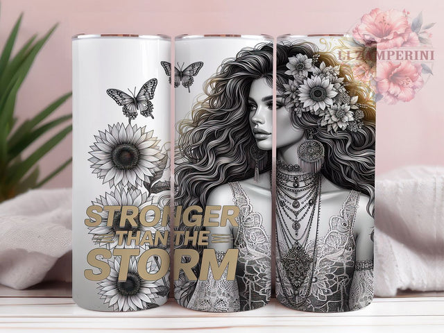 Floral Woman Positive Affirmation Tumbler, Floral Woman Design, Inspirational Tumbler Wrap, 20oz Sublimation File, Motivational Tumbler, Empowerment Tumbler Art, Digital Affirmation Sublimation Li Zamperini 