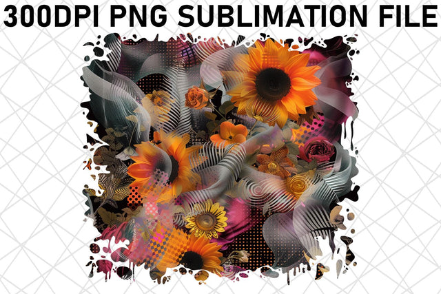 Floral Wonderland tshirt Vibrant Color Sublimation afrosvg 