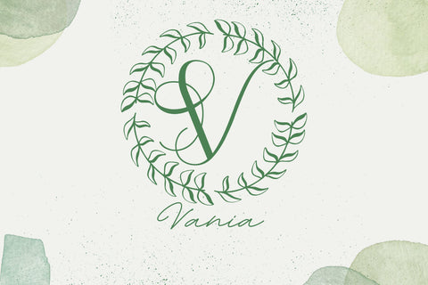 Floralia Monogram – Elegant Floral Monogram Font Font Dm Letter Studio 