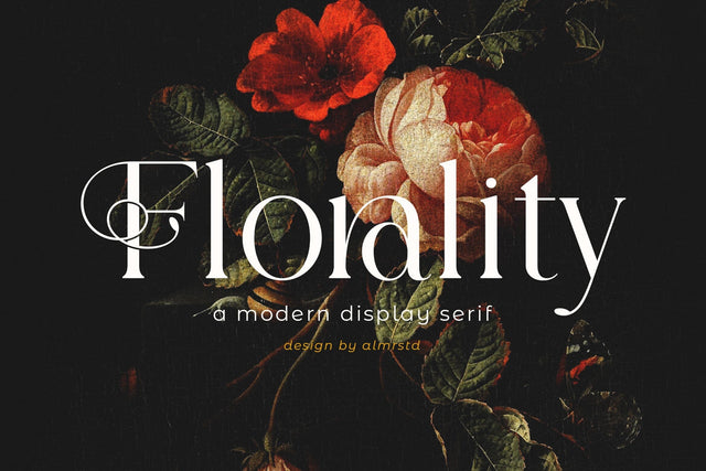 Florality - Modern Serif Font studioalmeera 