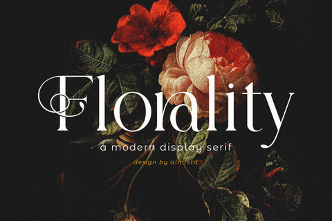 Florality - Modern Serif Font studioalmeera 