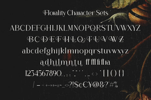 Florality - Modern Serif Font studioalmeera 