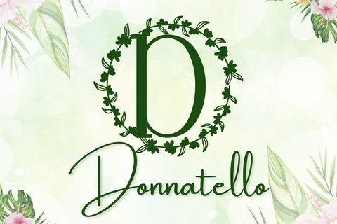 Florcrest Monogram Font Font Dm Letter Studio 