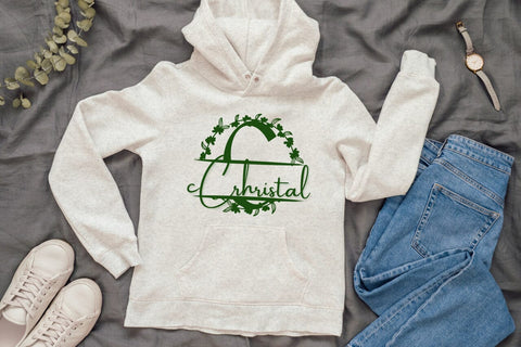 Florcrest Split Monogram Font Font Dm Letter Studio 