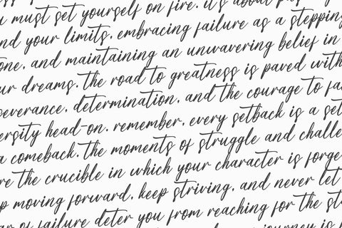 Florentine Natural - Modern Freestyle Script Font Letterena Studios 