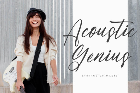 Florentine Natural - Modern Freestyle Script Font Letterena Studios 