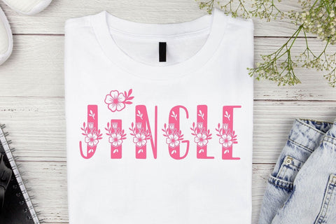 Floria – Elegant Floral Decorative Font Font AnningArts Design 