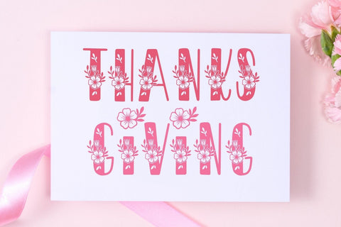 Floria – Elegant Floral Decorative Font Font AnningArts Design 