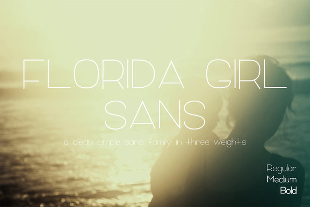 Florida Girl Sans Font Family Font Beck McCormick 