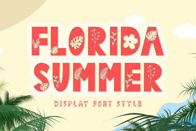 Florida Summer Font Prasetya Letter 