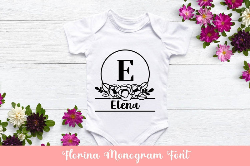 Florina Monogram Font | VIP Access Font So Fontsy Design Shop 