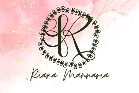 Florique Monogram Font Dm Letter Studio 