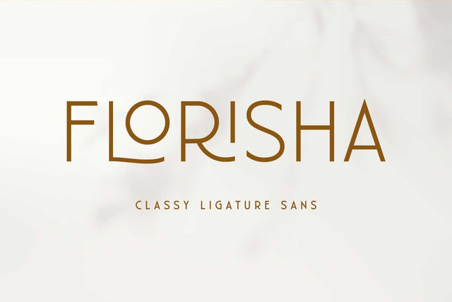 Florisha - Elegant Sans Font Arterfak Project 