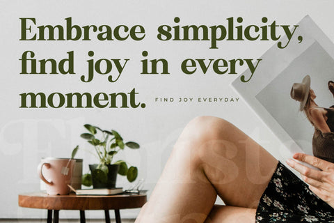 Florista Mango - Modern Vintage Serif Font Letterena Studios 