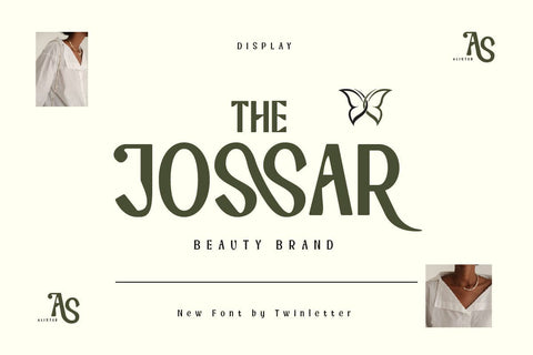 Floser Masqul - Serif Display Font Font twinletter 