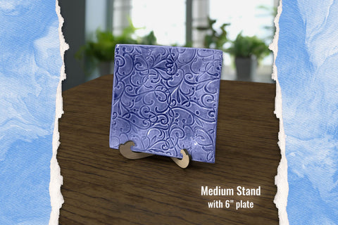 Flourish Easel Art Stands SVG 3D laser cut files-3 sizes SVG Angel on Empire 