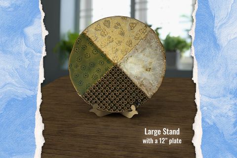 Flourish Easel Art Stands SVG 3D laser cut files-3 sizes SVG Angel on Empire 