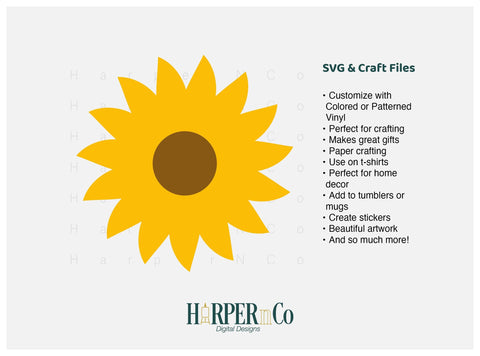 Flower 2 SVG PNG Cut EPS File SVG HarperNCo 