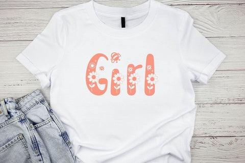 Flower Bees - Cute Display Font Font AnningArts Design 