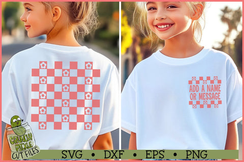 Flower Checkerboard SVG Files SVG Crunchy Pickle 