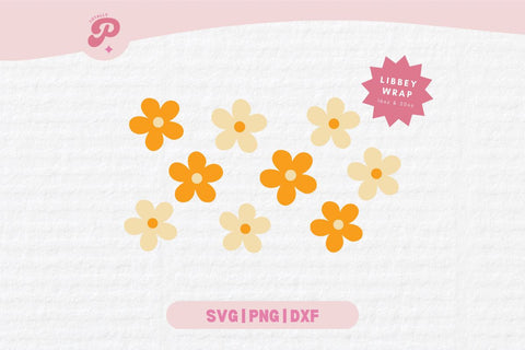 Flower Daisy Glass Can SVG SVG Totally Posie 