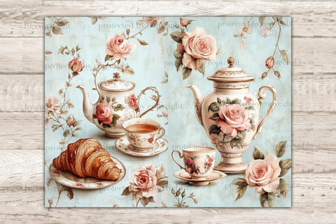 Flower Dreams Junk Journal Pages | Floral Ephemera SVG GlamArtZhanna 