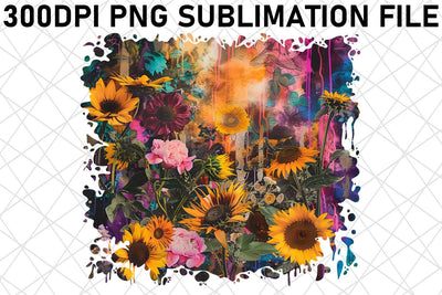 Flower Fantasy tshirt Vibrant Color Sublimation afrosvg 