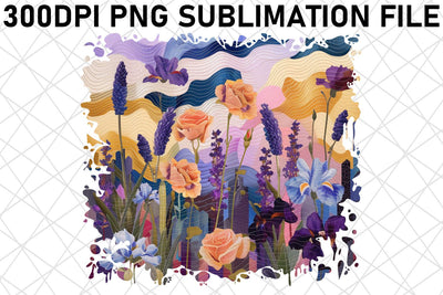 Flower Festivity tshirt Decor Vibrant Color Sublimation afrosvg 