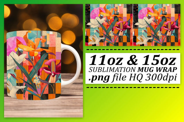 Flower Frenzy Sublimation Sublimation afrosvg 