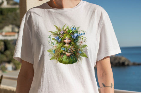 Flower Girl Gnomes Sublimation Clipart Bundle Sublimation SVGArt 