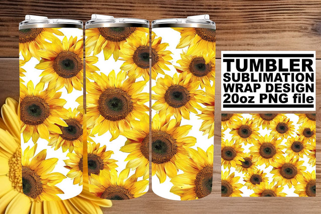 Flower Harmony Sublimation Tumbler Sleeve - 20oz Sublimation afrosvg 