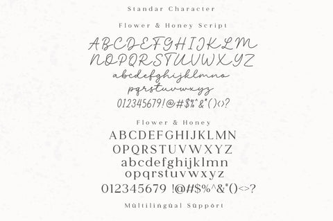 Flower & Honey Font Manjali_Studio 