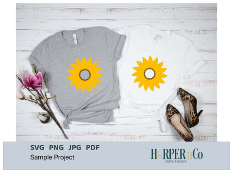 Flower Initial 2 SVG PNG Cut EPS File SVG HarperNCo 