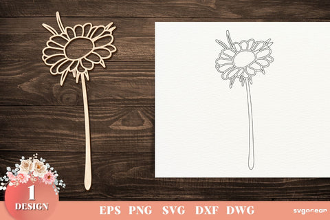 Flower Laser Cut Files SVG SvgOcean 