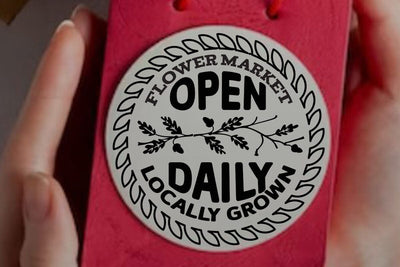 Flower market open daily locally grown SVG Angelina750 