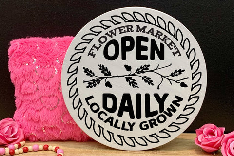 Flower market open daily locally grown SVG Angelina750 