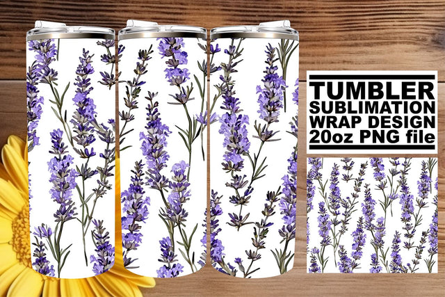 Flower Pattern Sublimation 20oz Tumbler Sleeve Sublimation afrosvg 